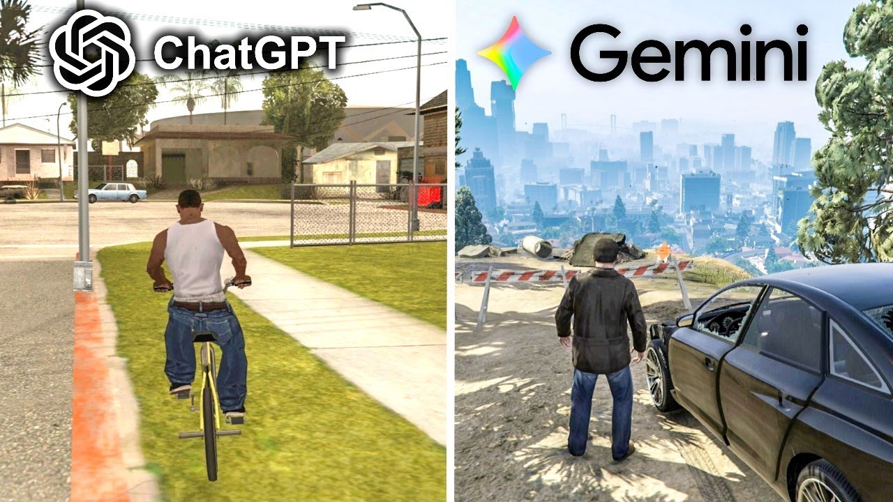 ChatGPT против Gemini: кто сделает GTA лучше?