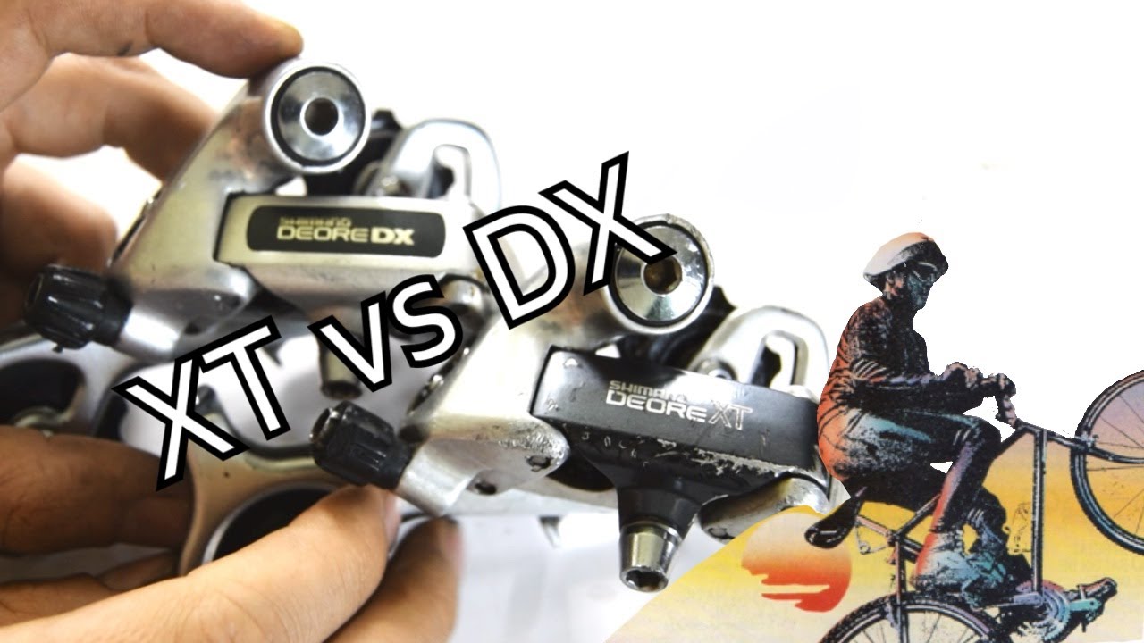 DX vs XT  Shimano derailleurs : Comparison between these 2 oldschool MTB dérailleurs