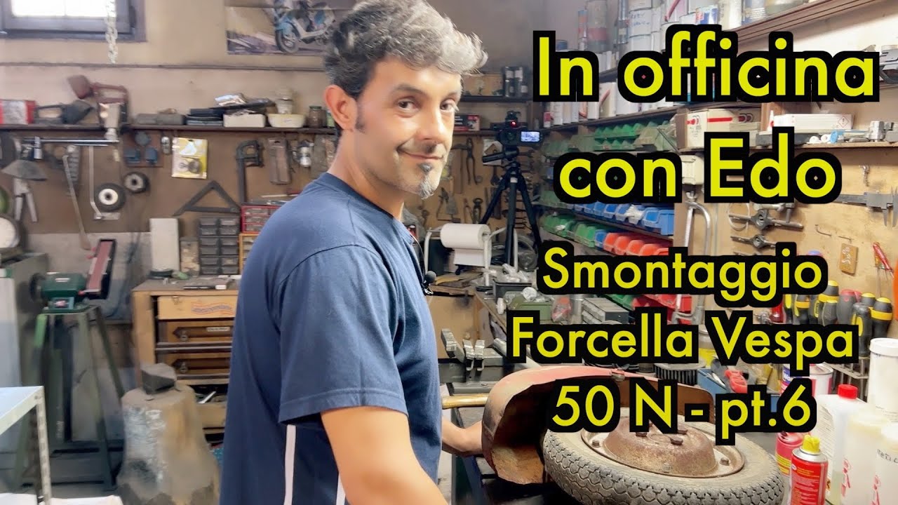 Smontaggio forcella Vespa 50 N