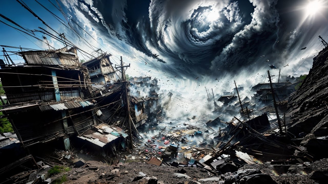 Em MENOS DE 1 MINUTO MICRO EXPLOS&Atilde;O DEVASTA  Cidade no SUL do BRASIL. Imagens INACREDIT&Aacute;VEIS !!!