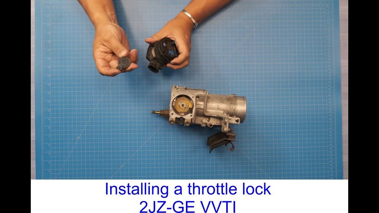 2JZ VVTI Throttle Lock Install