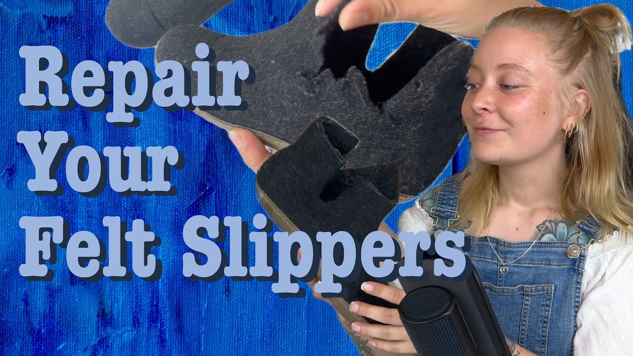 Worn-Out Slippers? Learn How to Repair Them with Needle Felting
