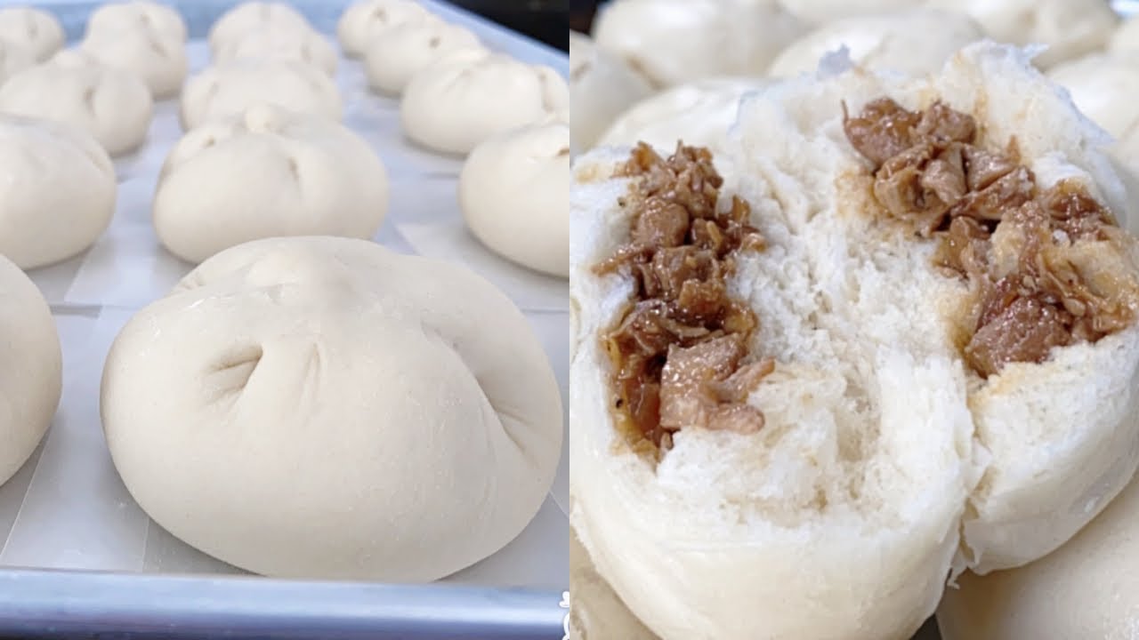 Siopao Asado 10 years ko ng ginagawa ito bawat detalye ng paggawa nandito #siopaoasado #white #dough