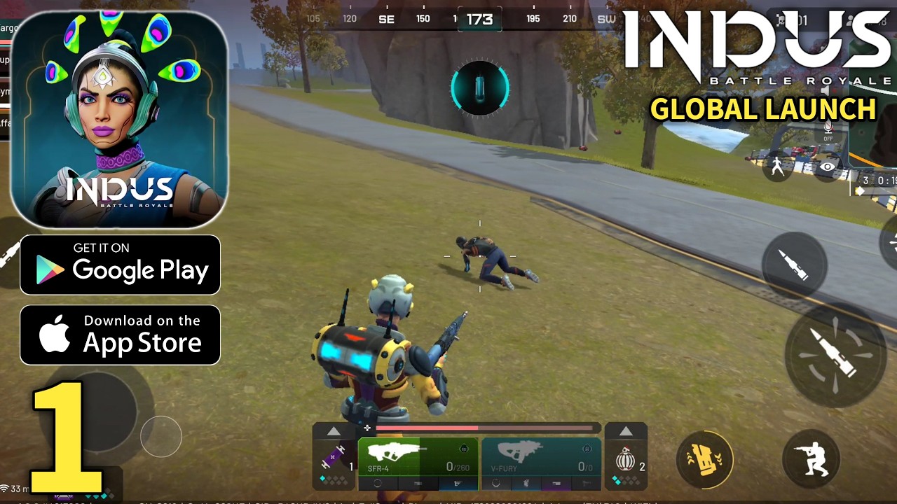 Indus Battle Royale Mobile Global Launch Gameplay Walkthrough Part 1 (ios, Android)