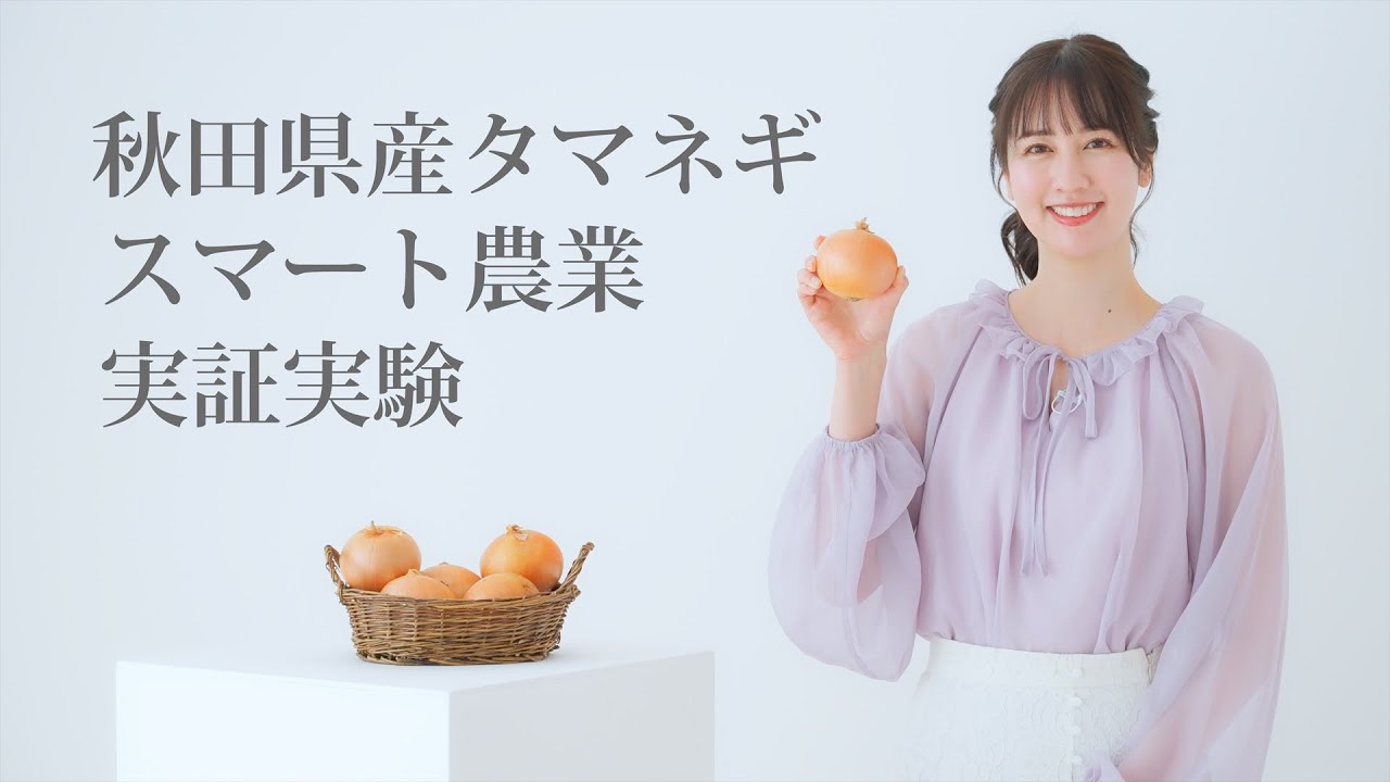 秋田県産タマネギスマート農業実証実験