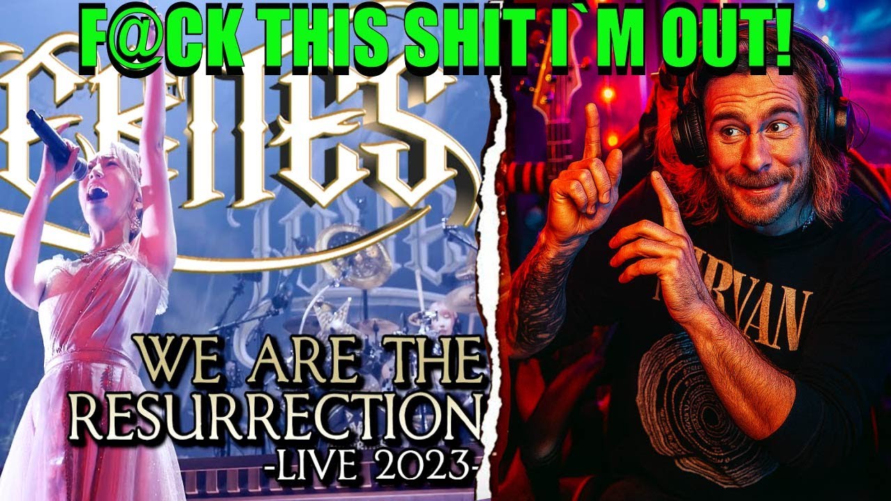 LOVEBITES / We Are The Resurrection [Official Live Video] - 1ST TIME HEARING - singer listens