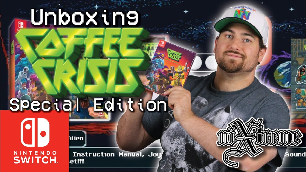 UNBOXING - Coffee Crisis Special Edition - Nintendo Switch