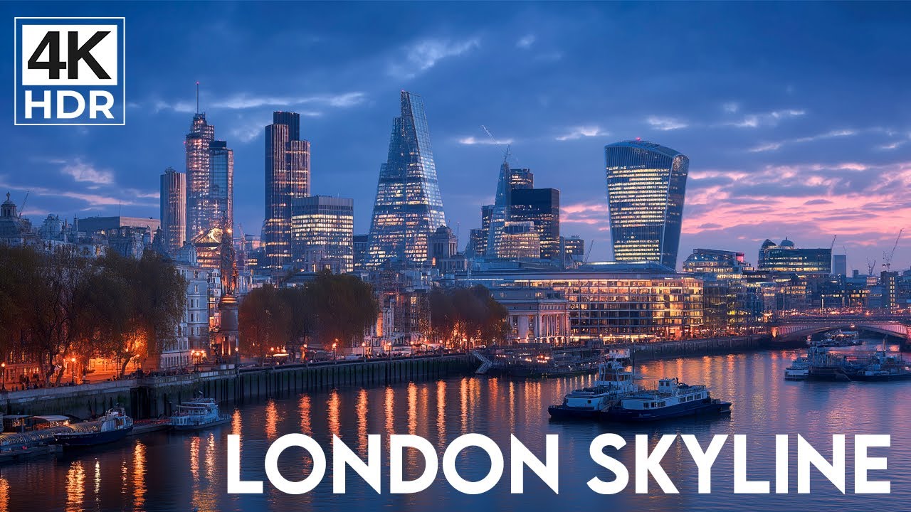London in 4K Ultra HD HDR 60 FPS | Dolby Vision City Views