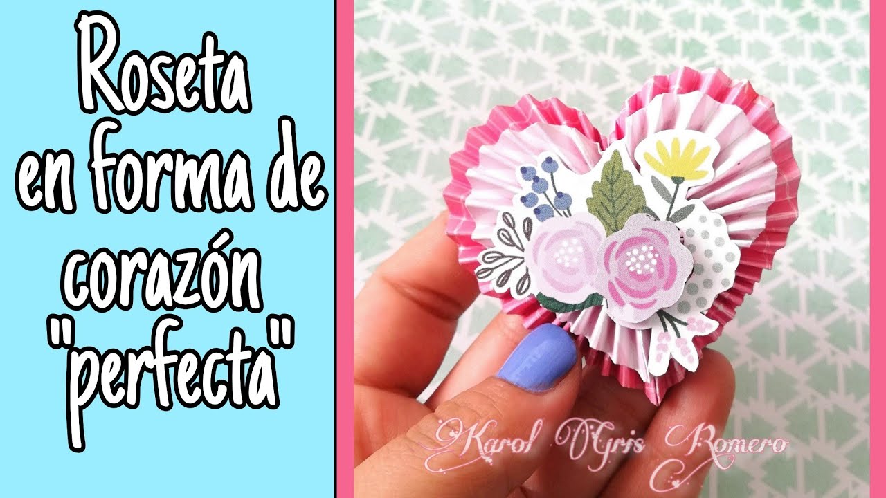 Roseta en forma de corazón 