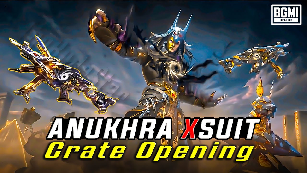 Anukhra X Suit + Burning Godzilla Groza BGMI PUBG Mobile