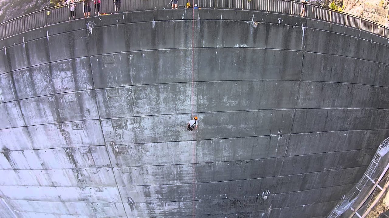 Gordon Dam 50m Abseil
