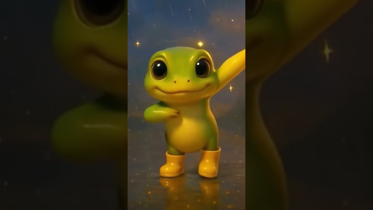 Dance Gecko part1&nbsp; #frogdance #greenfrog #animaldance #gecko