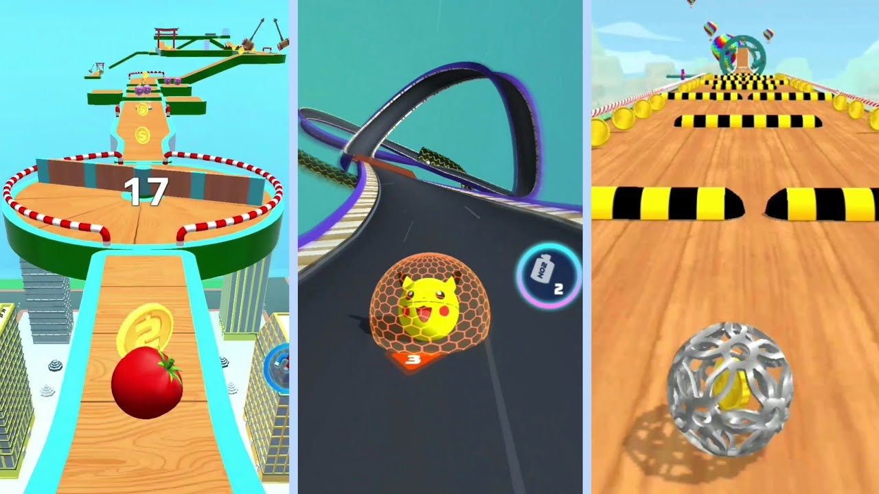 ⚽️Spin Bonus💥 VS Sky Rolling Ball 3D VS Racing Ball Master 3D VS Sky Ball Jump💙🎳🤠 45
