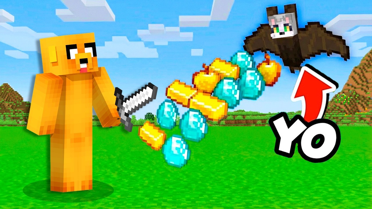 Me Convertí en Mobs para Trollear a Mis Amigos 😂 Minecraft