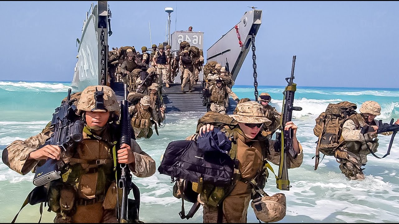 United States • NATO Marines Unite for Massive Amphibious Beach Landing Operation