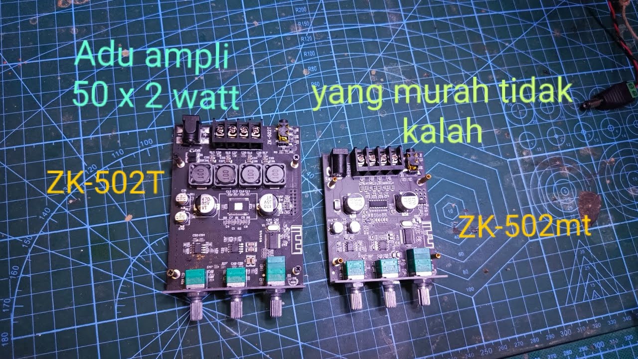 Test ZK- 502T dan ZK- 502MT
