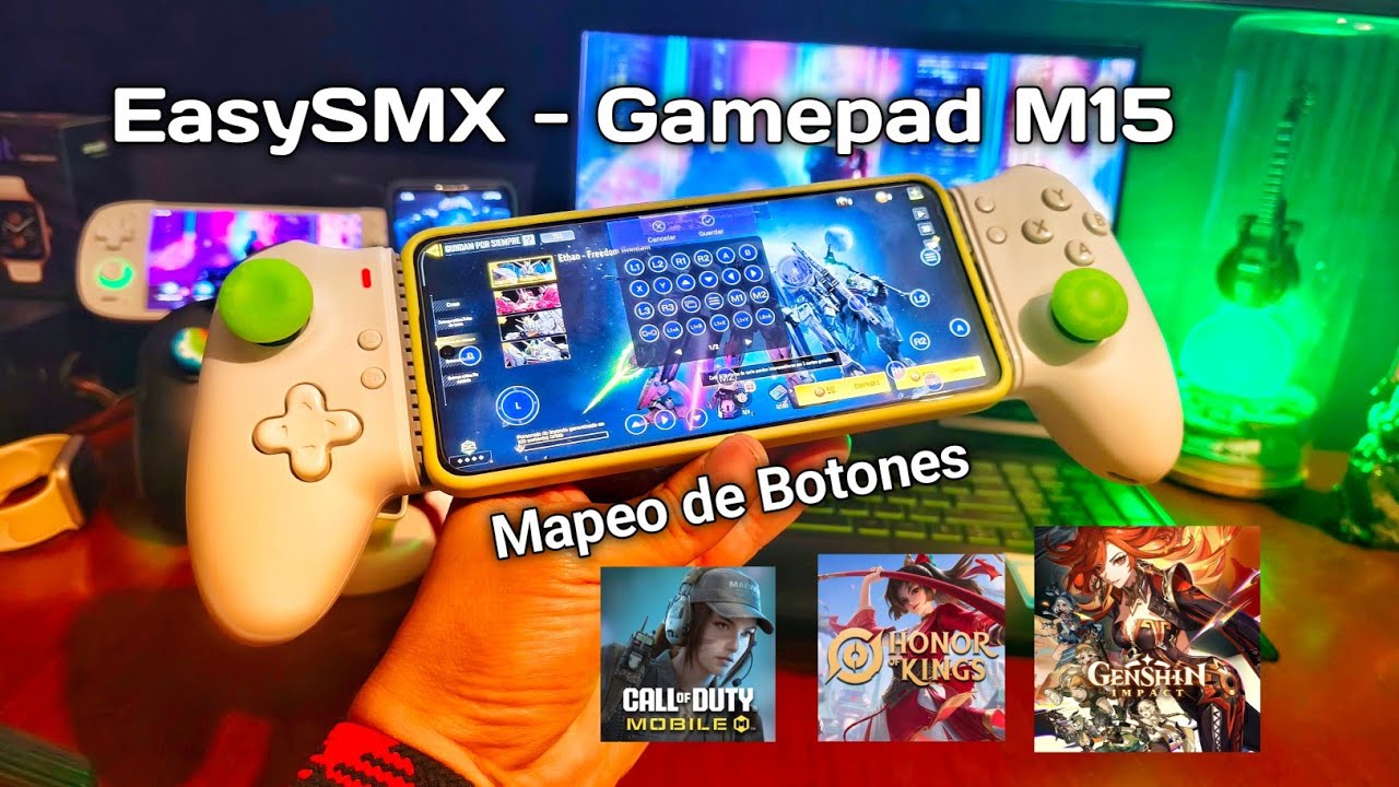 Gamepad M15 Button Mapping - shooter games, Mobas, RPG, settings and options!