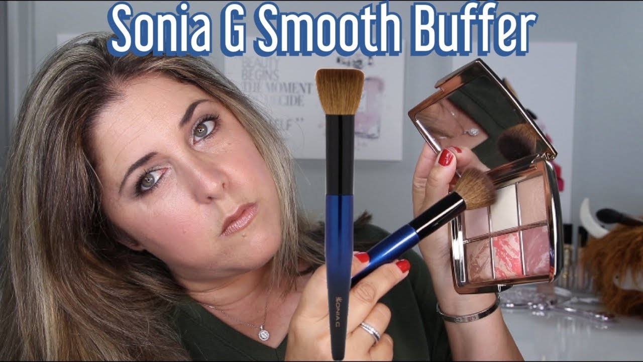 NEW! Sonia G. Sky Smooth Buffer Brush/ Demo and Comparison!