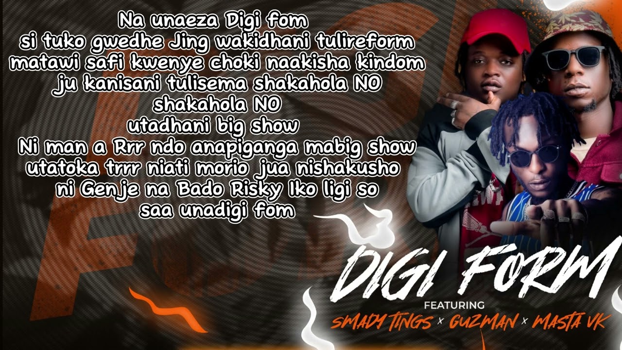 DIGI FOM SMADY TINGS X GUZMAN X MASTAR VKOfficial Music Audio SKIZA CODE SMS 6933204 To 811   Mbogi