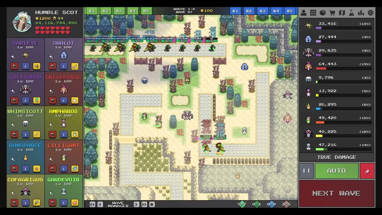 Pokemon Pokepath TD Patch 1.4.4 How To Beat Route 1-4