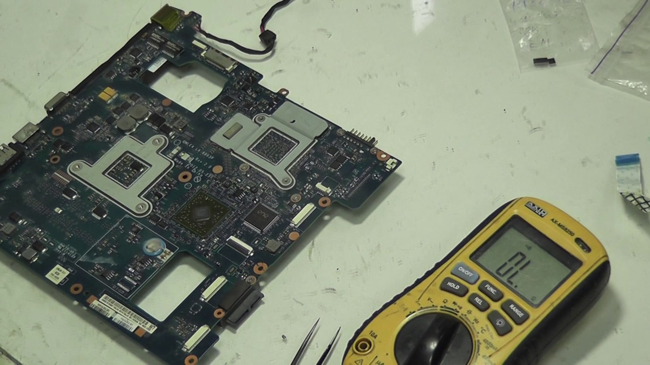 Ищем кз в ноутбуке Samsung NP355V5X Compal LA-8863p