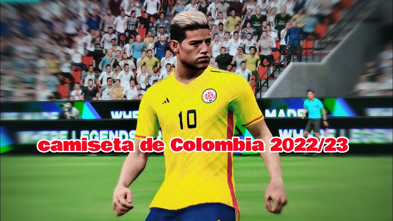 cómo hacer camiseta de Colombia 2023 en pes 2018 #colombia #pes2018