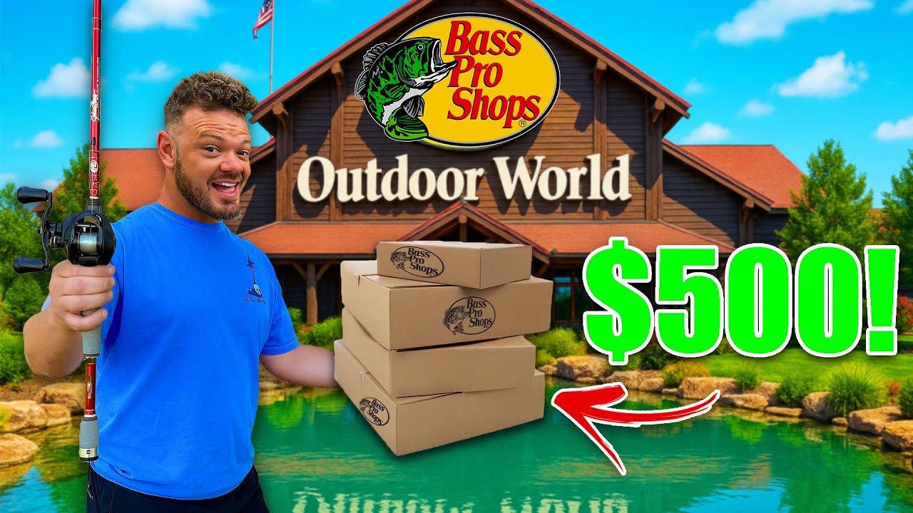Рыболовный вызов BASS PRO без бюджета!!! (Мы купили всё)