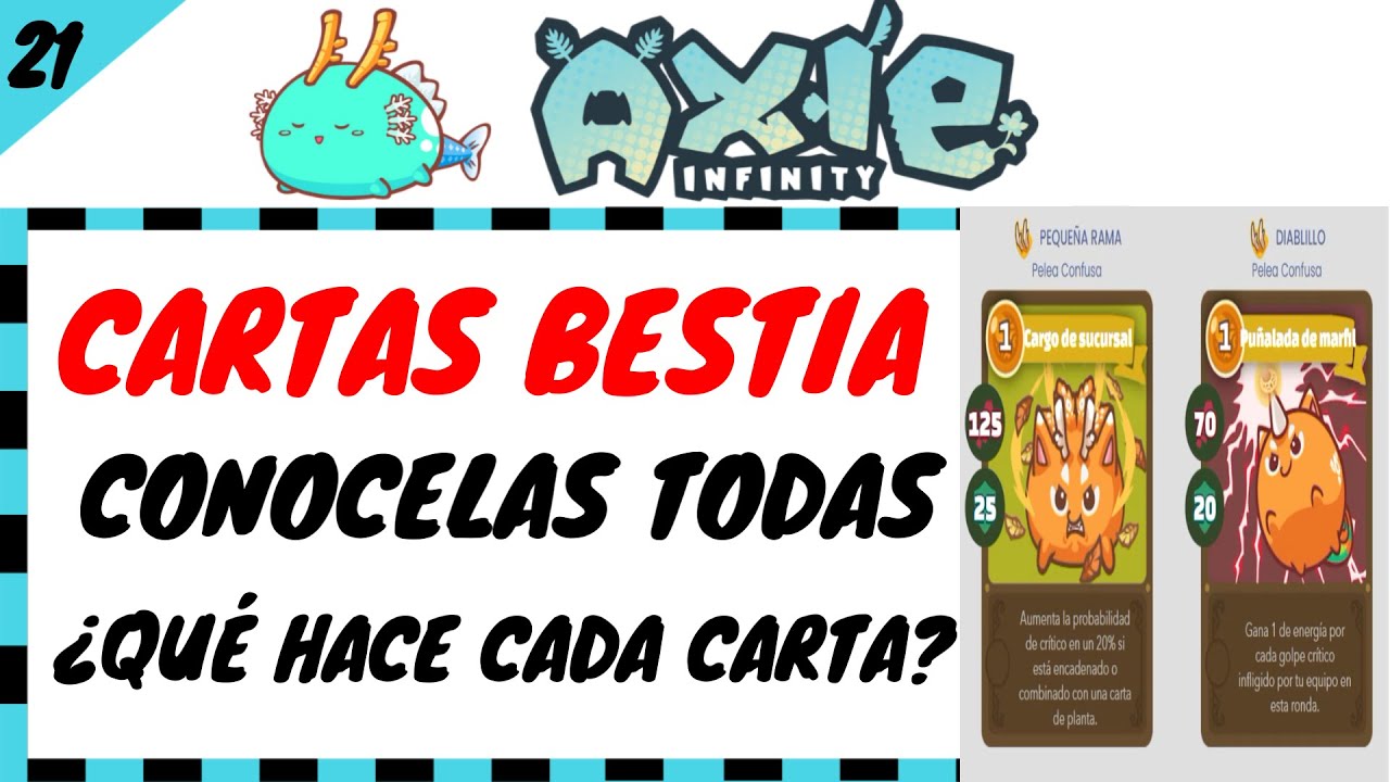 Explicacion de cartas bestia 🐏 Axie Infinity 🐏 Explicacion de cartas Axie Infinity
