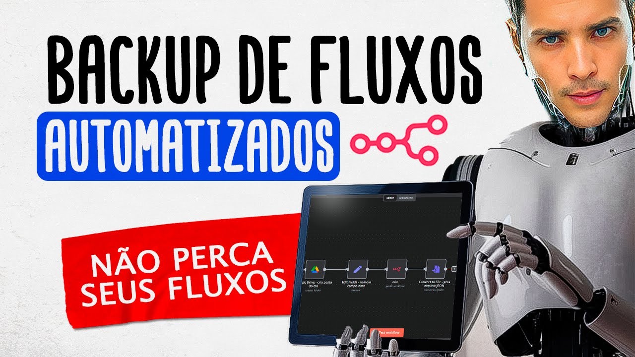 Como fazer BACKUP de WORKFLOWS do n8n automatizado