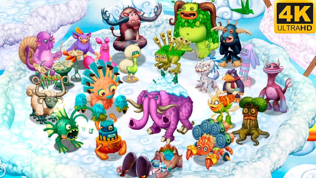 Cloud Island - Full Song (My Singing Monsters: Dawn Of Fire) 4K