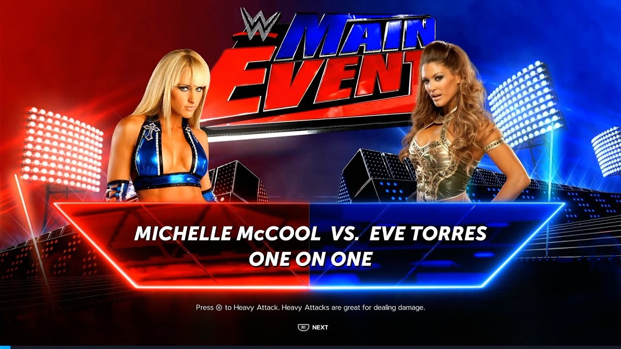 WWE 2K24: Michelle McCool VS. Eve Torres