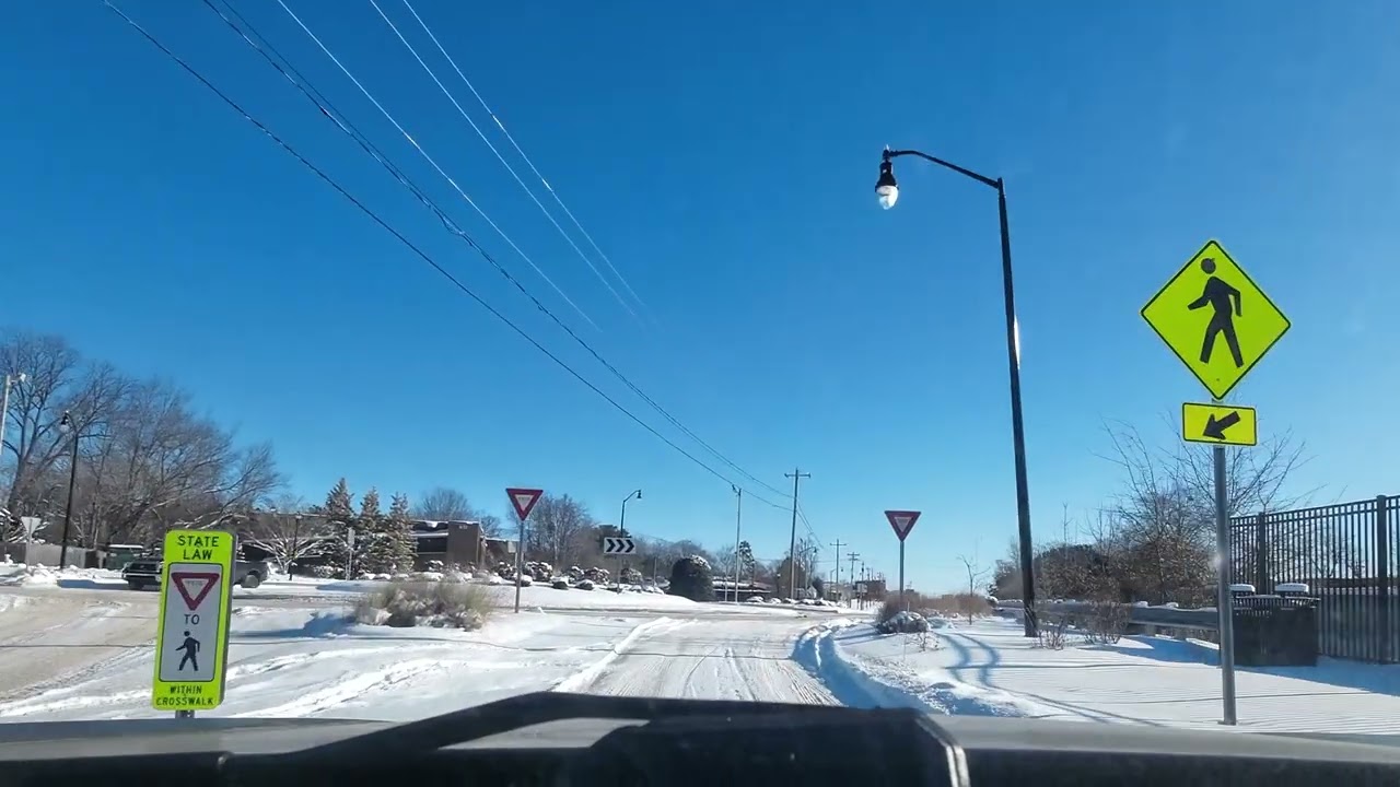 Hickory North Carolina Snow Feb 1 2026 4K