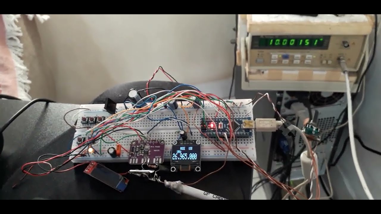 DDS VFO Arduino si5351 Cobra 148GTL