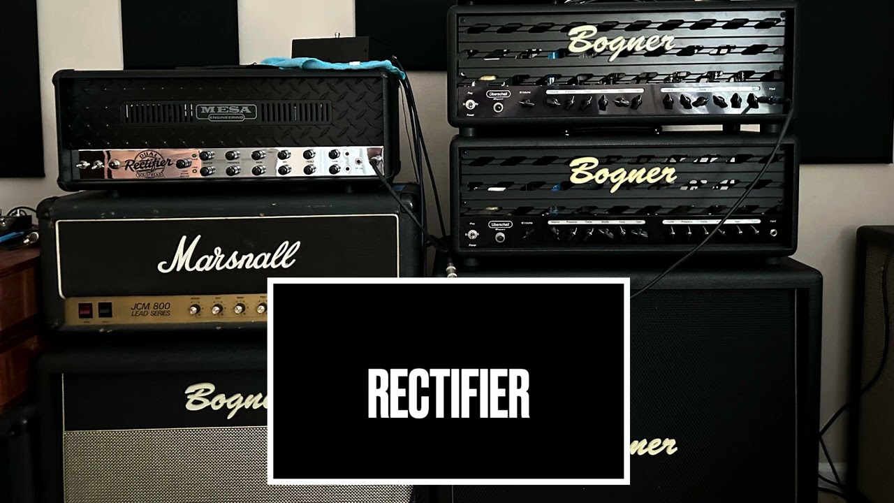 Mesa Dual Rectifier 90’s Reissue vs Bogner Uberschall