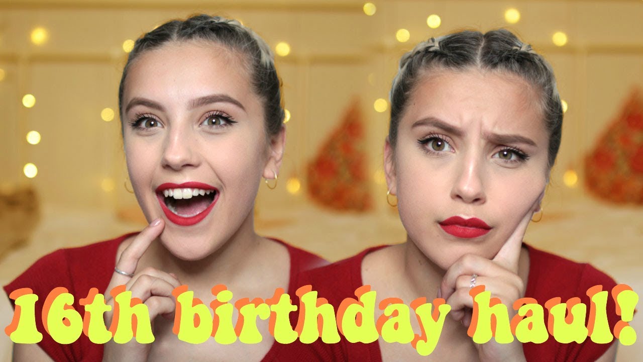 WHAT I GOT FOR MY 16TH BIRTHDAY HAUL!! | Oliviagrace