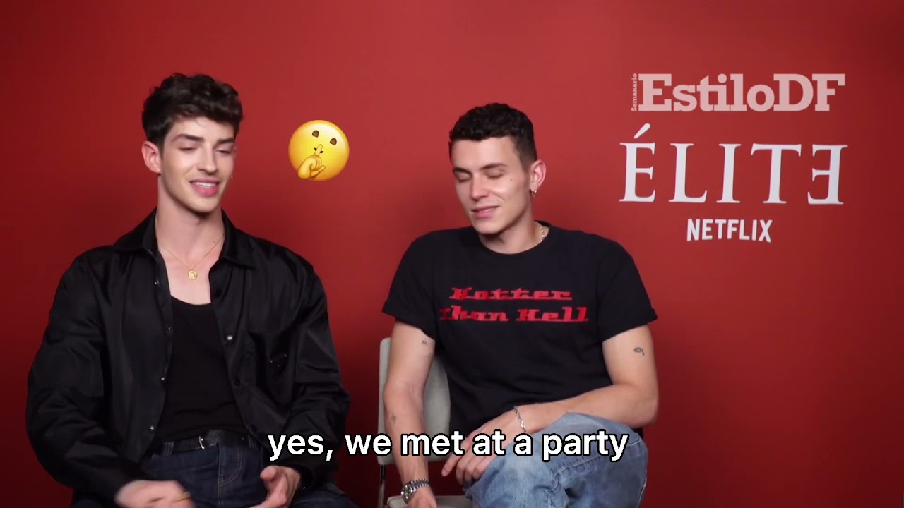 [ENGLISH SUBS] Manu Rios and Ar&oacute;n Piper tell us how they broke the ice in S4 of &Eacute;lite