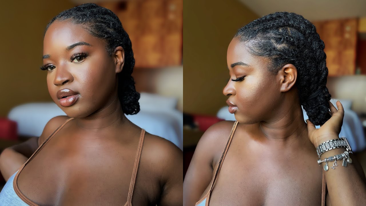 HOW TO CORNROW THICK LOCS FLAT | +10K GIVEAWAY WINNERS ANNOUNCED! | #KUWC