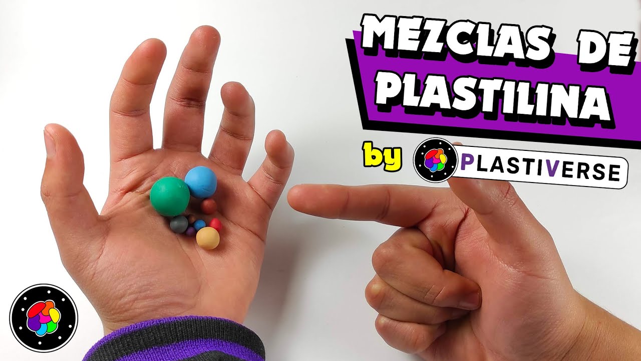 🔴Cómo Hacer MEZCLAS DE COLORES DE PLASTILINA | PlastiVerse