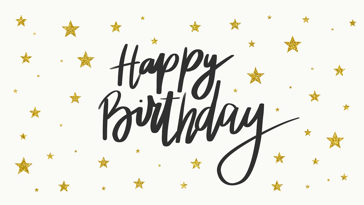 SCREENSAVER FOR YOUR TV | Happy Birthday Sign | NO MUSIC | 2Hour