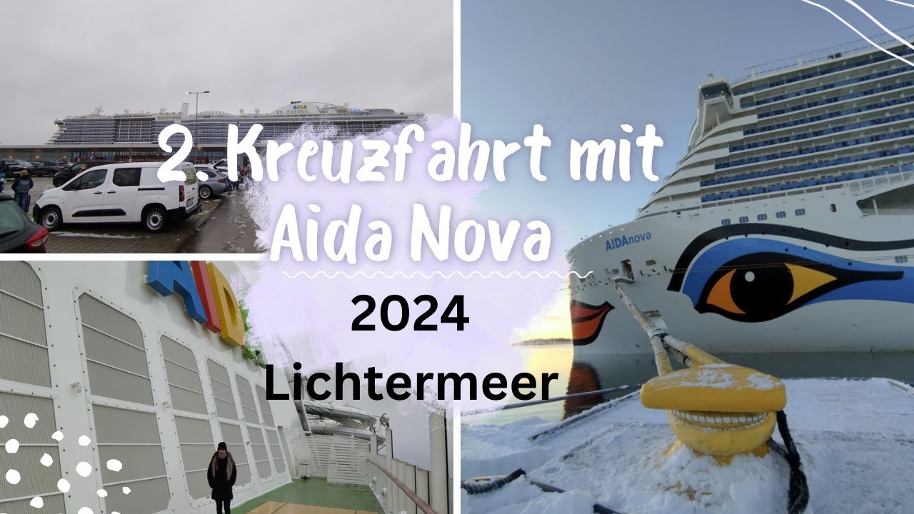 Aidanova 2024 - Norwegen ab Hamburg - Anreisetag - Lichtermeer Vlog - 4K