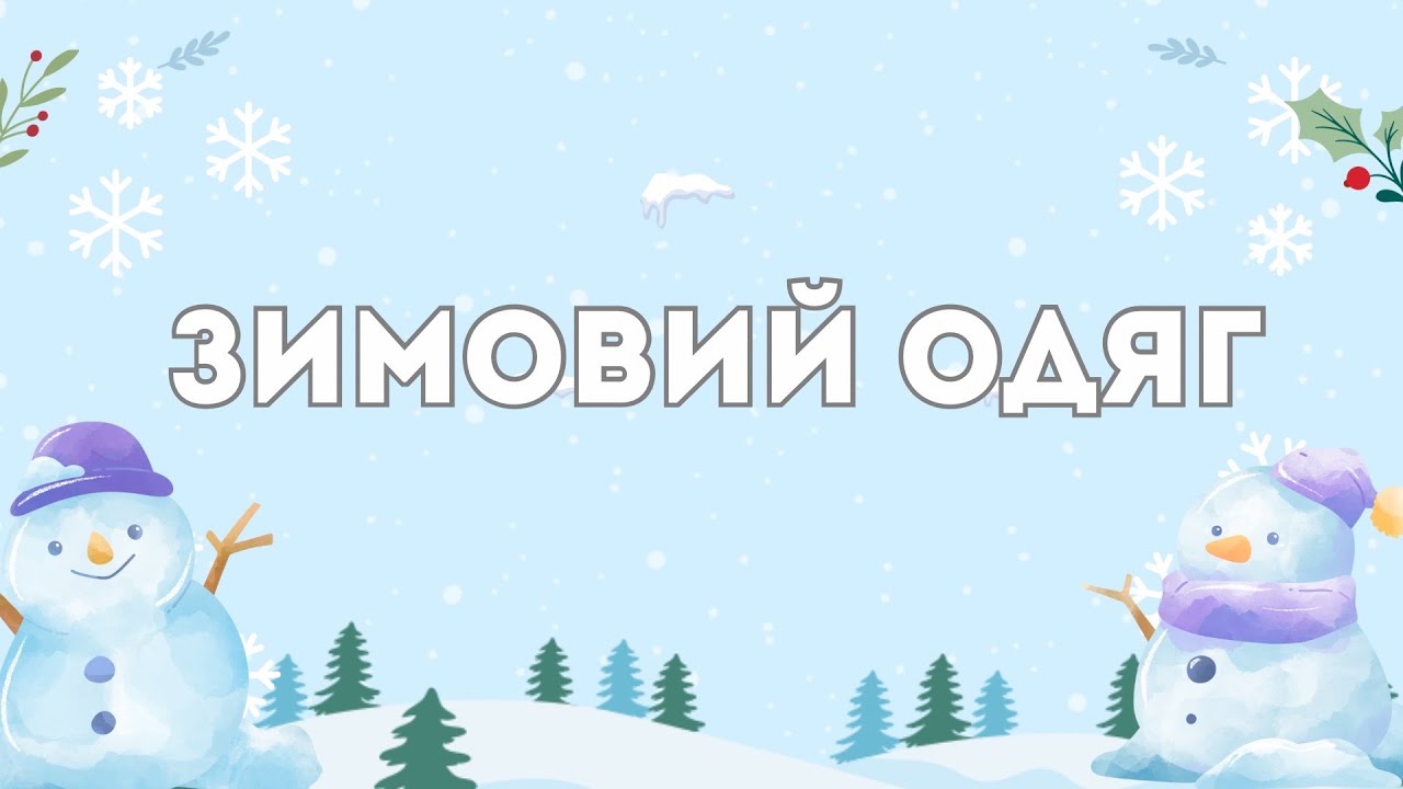 Зимовий одяг