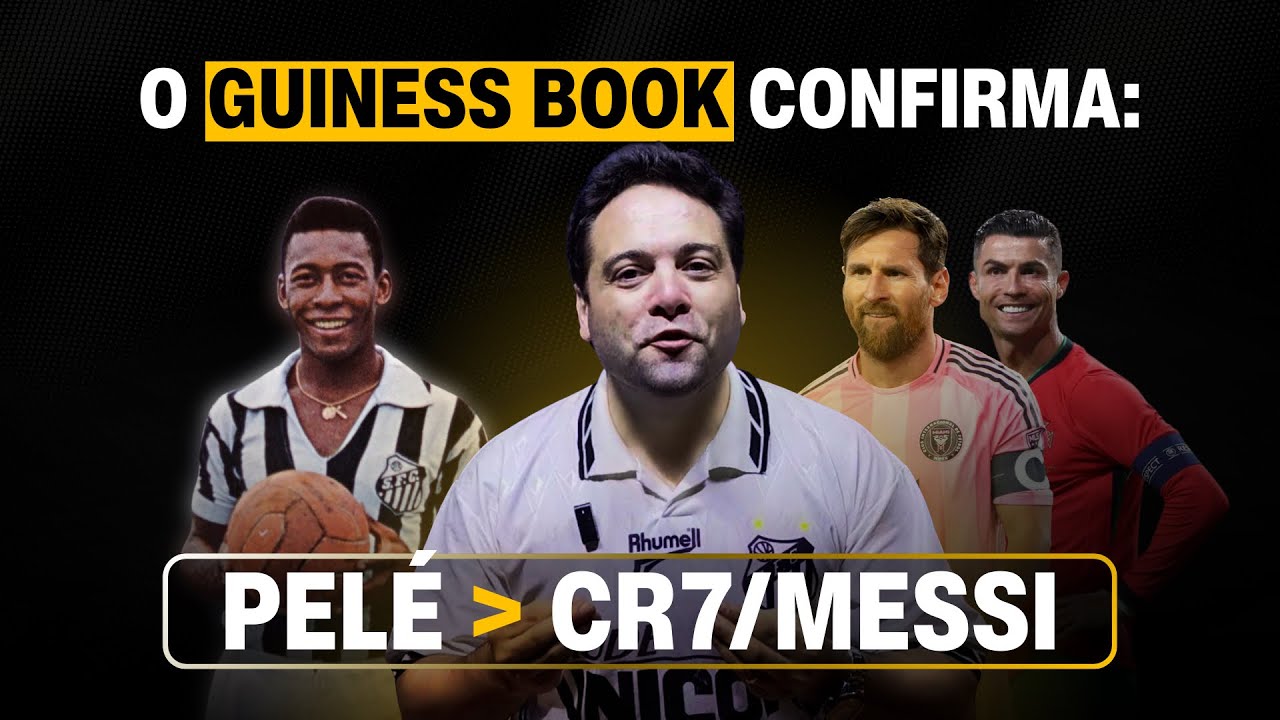 PELÉ X CR7 X MESSI: INCOMPARÁVEL!