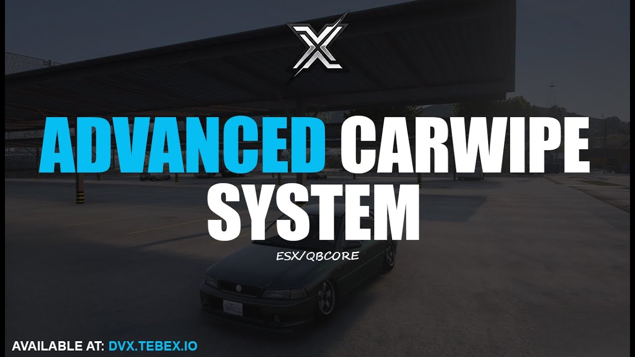 [ESX/QBCORE] FREE Carwipe System | Fivem Script | DevX
