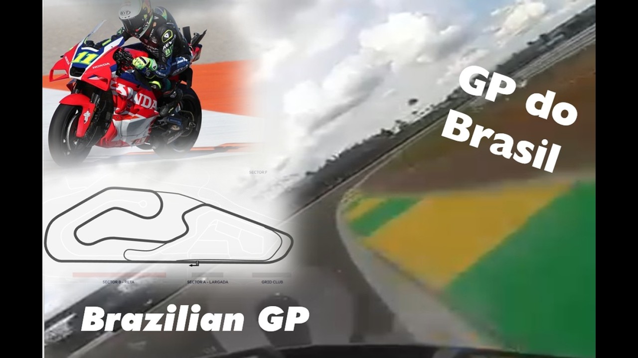 ONBOARD pela PISTA BRASILEIRA de MOTOGP em GOIÂNIA