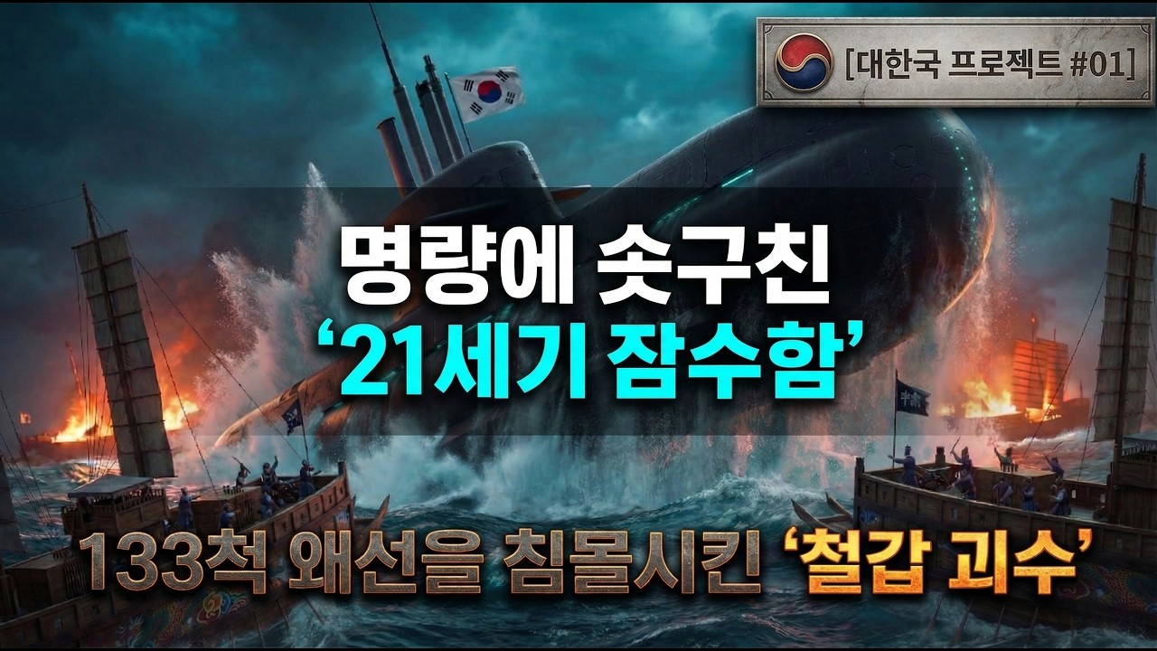 [타임슬립] 21세기 잠수함 vs 133척 왜선... 명량 해전의 판도를 바꾼 '철갑 괴수'의 정체 (#01)