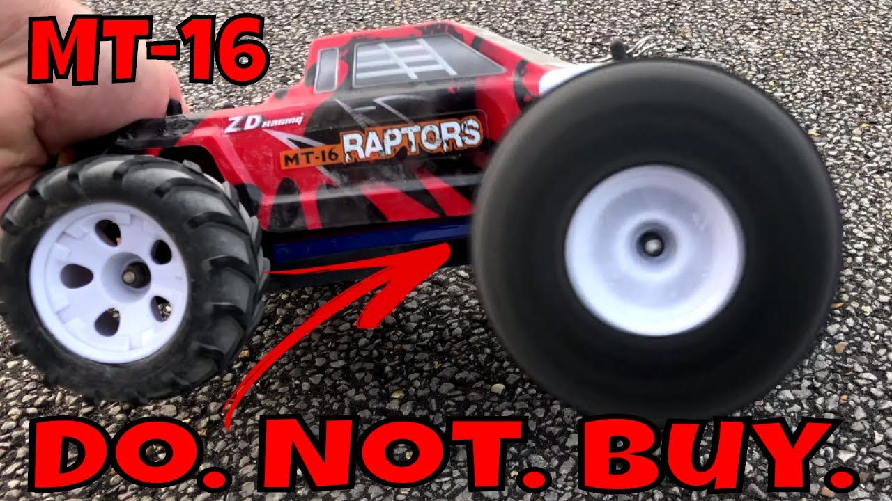 It was doing so well! Massive design fail! ZD Racing MT-16 Brushless RC monster truck.