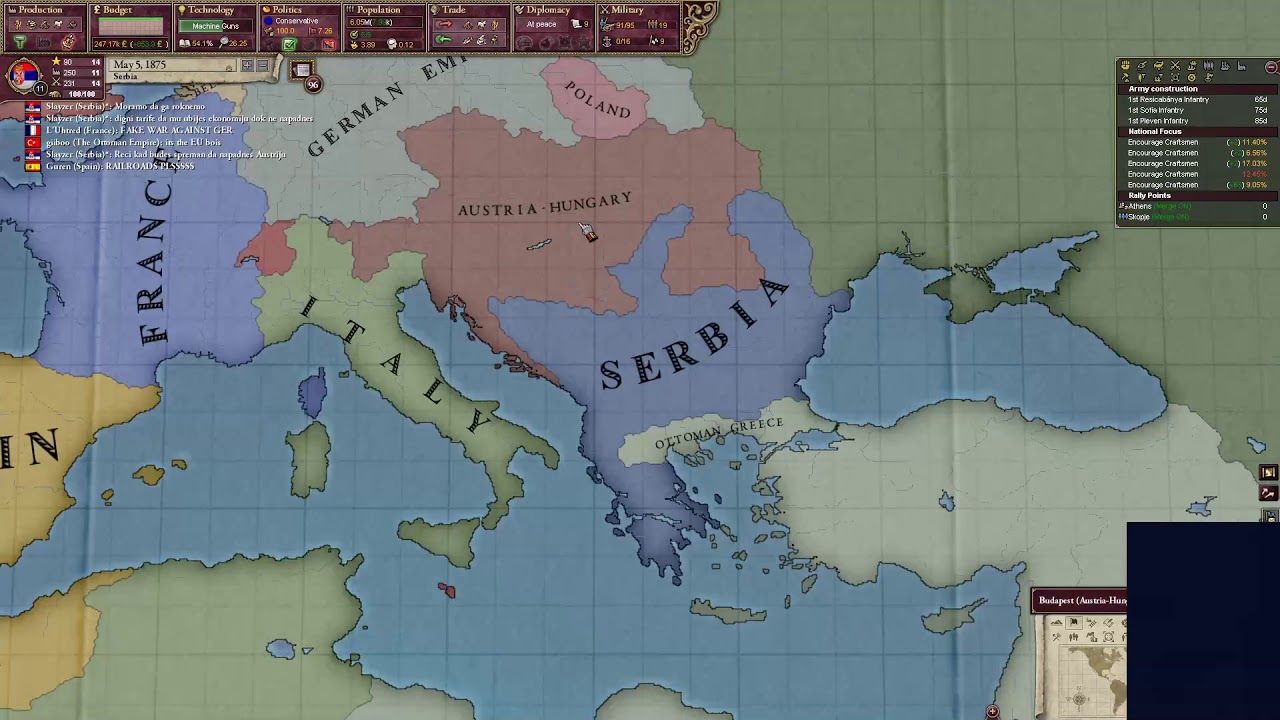 Victoria 2, Sunday Ranked MP, Serbia session 3