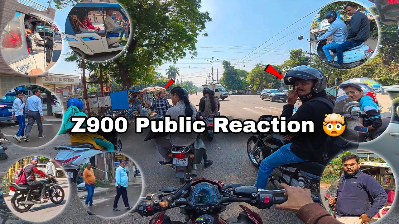 Z900 In Lucknow | Awesome Public Reaction 🤯 2025