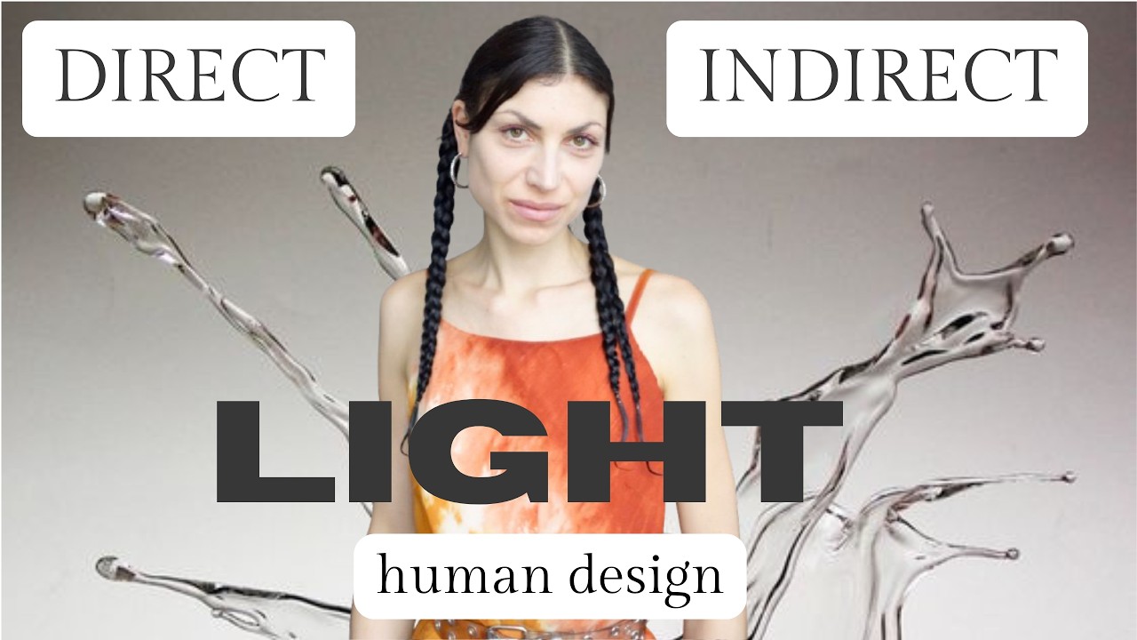 Direct and indirect light determination in Human Design
