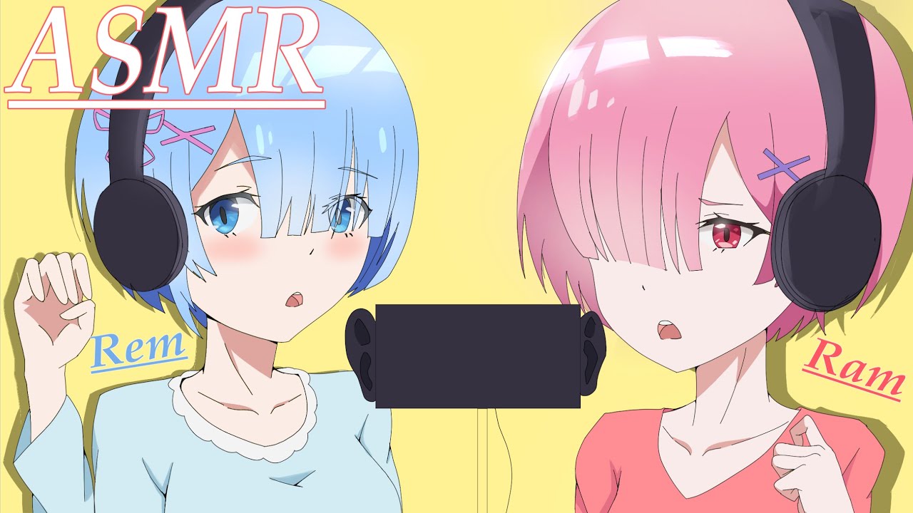 REM And RAM Makes YOU ASMR |ANIME RE ZERO (RAIN ASMR)